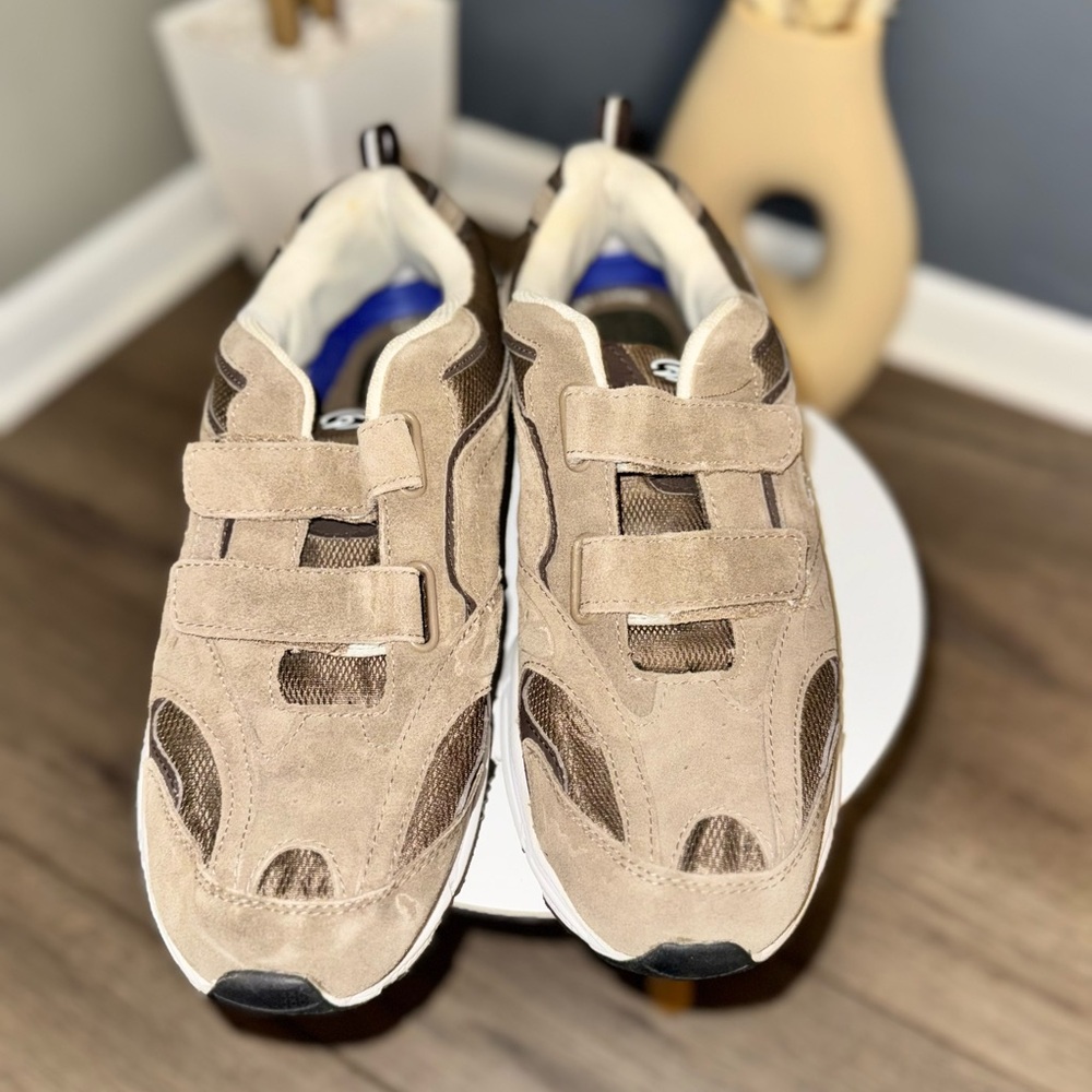 Dr. Scholl's Orthopedic Tan Sneakers with Perforated Design